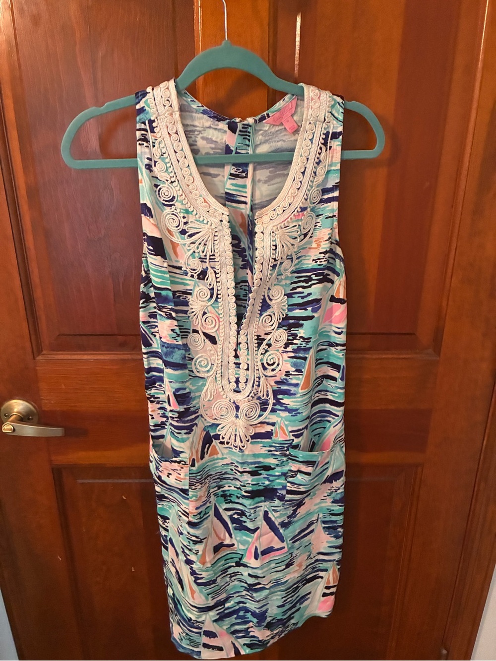 Lilly Pulitzer Carlotta Stretch Shift Pier Pressure Dress